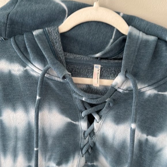 Free People Believer Tye Dye Hoodie - Ozark Mist - Picture 3 of 7